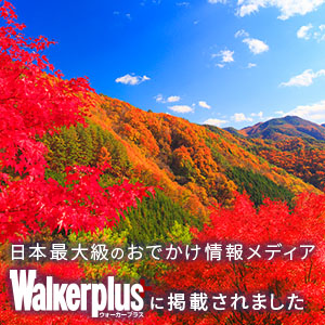 日本最大級のおでかけ情報メディア Walkerplusに掲載されました